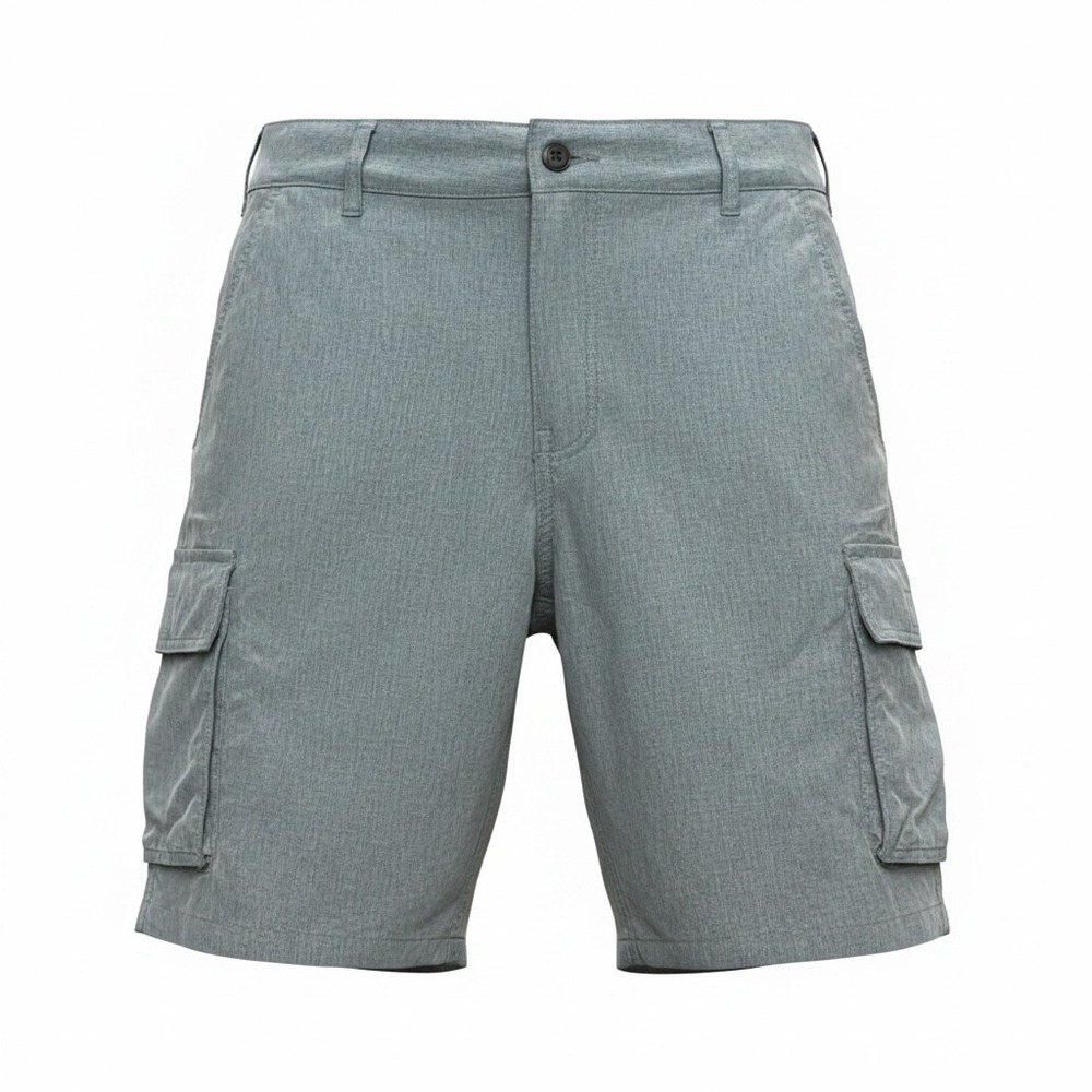 Trunks Multi-Functional Shorts Mens 34 Grey Hybrid Cargo Stretch Quick Dry 9"